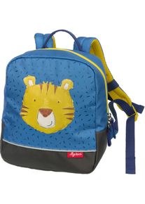 Sigikid Kinder Kinderrucksack "Tiger, 23 cm", blau, Polyester, Rucksäcke
