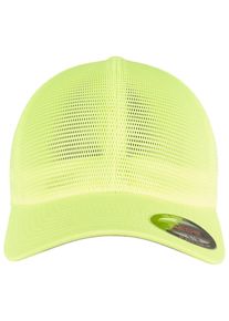 Flexfit Damen Flex Cap "Flexfit Unisex Flexfit 360 OMNIMESH CAP", gelb, casual, Gr. S, unifarben, 96% Polyester, 4% Elasthan, Caps