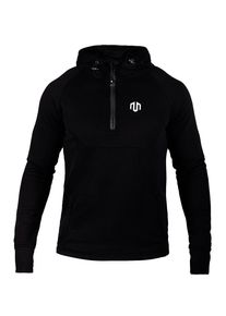 MOROTAI Herren Sweatjacke "MOROTAI Herren MOROTAI Neotech Zip Hoodie", schwarz, Gr. S, 65% Baumwolle, 35% Polyester, Sweatjacken