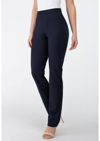 Recover Pants Damen Stoffhose "Jerseyhose", blau, Gr. 40, unifarben, 68% Viskose;27% Polyamid;5% Elasthan, Hosen, normale Leibhöhe