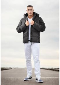 Arctic Seven Herren Winterjacke "ASCreesi", grau, Gr. M, Obermaterial: 100% Polyester, Innenmaterial: 100% Polyester, Jacken, mit warmem Teddyfell