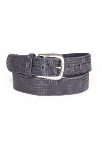 JCC Damen Ledergürtel, blau, Gr. 90, 100% Leder Rind, Gürtel