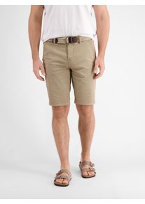 Lerros Herren Bermudas "Lerros Chino-Bermuda mit Print", beige, Gr. 40, 98% Baumwolle, 2% Elasthan, Hosen