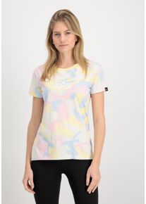 Damen T-Shirt "Alpha Industries Women - T-Shirts New Camo Basic T Wmn", bunt, Gr. XS, Alpha Industries, Obermaterial: 100% Baumwolle, Shirts