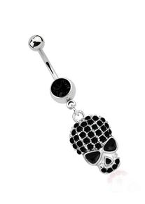 Adelia´s ADELIA ́S Damen Bauchnabelpiercing "Piercing Piercing Bauchnabelpiercing", schwarz, modisch, Chirurgiestahl, Piercings, 316l Stahl Banane - schwarz