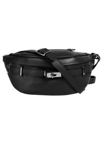 Samantha Look Damen Gürteltasche, schwarz, Leder, clean, Taschen, echt Leder, Made in Italy
