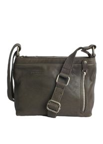 MARGELISCH Damen Umhängetasche "Una 1", grau, Leder, Taschen, aus LWG zertifiziertem Leder