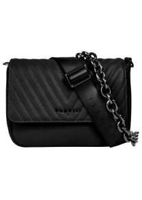 Bugatti Damen Umhängetasche "SIRA", schwarz, Kunstfaser, Strukturmuster, Taschen