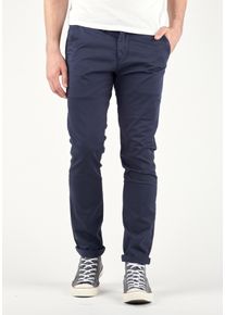 Herren Chinohose "Pantalon JAS3", blau, casual, Gr. 31, Le Temps Des Cerises, 97% Baumwolle, 3% Elasthan, Hosen, mit Taschen