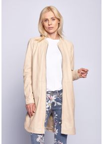 Maze Damen Ledermantel "4202040", rosa, Gr. XL, Obermaterial: 100% Lammleder / Futter: 100% Polyester, Mäntel