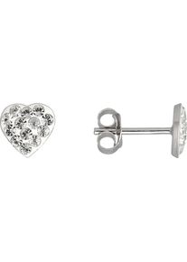 Firetti Mädchen Paar Ohrstecker "Schmuck Geschenk Silber 925 Ohrschmuck Herz", Silber 925 (Sterlingsilber), silber, Silber 925 (Sterlingsilber),