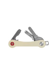 keycabins Kinder Schlüssel-Anhänger "Snowboard-Ski S1", weiß, Basic, Holz, Schlüsselanhänger, SWISS made