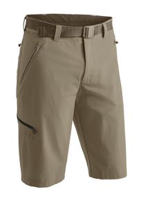 Maier Sports Herren Bermudas "Nil Bermuda", beige, Gr. 52, 90% Polyamid, 10% Elasthan, Hosen, kurze Herren Wanderhose, moderne Outdoor-Bermuda,