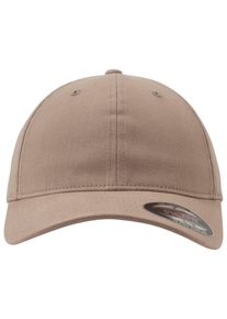 Flexfit Damen Flex Cap "Flexfit Unisex Flexfit Garment Washed Cotton Dad Hat", grün, casual, Gr. S, unifarben, 98% Baumwolle, 2% Elasthan, Caps