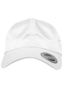 Flexfit Damen Flex Cap "Flexfit Unisex Low Profile Satin Cap", weiß, casual, unifarben, 100% Polyester, Caps
