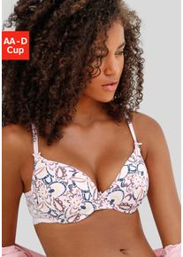 Nuance Damen Schalen-BH, Gr. 70, rosa, Spitze, Microtouch, Obermaterial: 85% Polyamid, 15% Elasthan, feminin, BHs, im Rücken aus Spitze, Cups aus