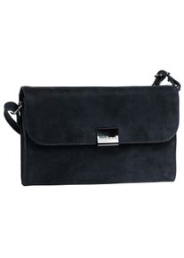 Bruno Banani Damen Umhängetasche, blau, Leder, unifarben, leicht glänzend, Taschen, echt Leder