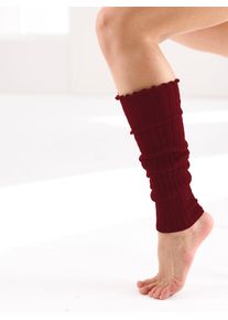 wäschepur WÄSCHEPUR Damen Stulpensocken, rot, 100% Polyacryl, Socken