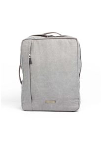 MARGELISCH Laptoprucksack "Lerox 1", grau, Canvas, Baumwolle, casual, Rucksäcke, BSCI zertifizierter Produktion