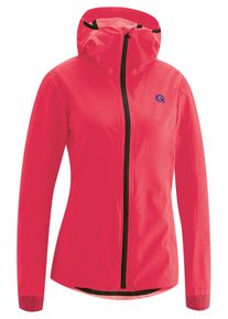 Gonso Damen Fahrradjacke "Save Jacket Trail W", pink, Gr. 36, 100% Polyester, Jacken, Damen Regenjacke wind- und wasserdicht, Radjacke mit Kapuze