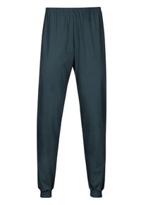 TRIGEMA Damen Schlafanzug "TRIGEMA Schlafanzughose Bündchen", Gr. 5XL, grau, 100% Baumwolle, casual, Homewear-Sets