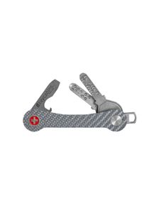 keycabins Kinder Schlüssel-Anhänger "Carbon", grau, Basic, Carbon, Schlüsselanhänger, SWISS Made
