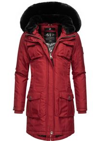 Navahoo Damen Wintermantel "Tiniis", rot, modisch, Gr. XS, Oberstoff: 56% Nylon, 44% Polyester, Futter: 100% Polyester, Wattierung: 100% Polyester,