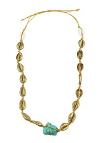 Damen Kette mit Anhänger "Cordoba", blau, Basic, Collezione Alessandro, Zamak, Halsketten, mit Halbedelsteinen