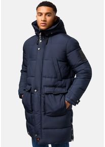 STONE HARBOUR Herren Wintermantel "Beviis", blau, modisch, Gr. L, Obermaterial: 100% Polyester, Futter: 100% Polyester, Wattierung: 100% Polyester,