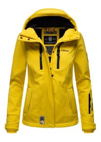 Marikoo Damen Softshelljacke "Kleine Zicke", gelb, Gr. XS, Obermaterial: 98% Polyester, 2% Elasthan, Innenmaterial: 100% Polyester, Jacken,