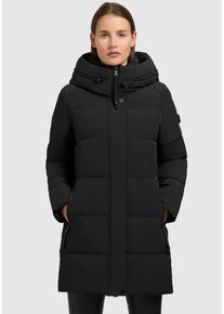 Khujo Damen Steppmantel "LOLA", schwarz, casual, Gr. S, unifarben, Web, Steppware, Obermaterial: 90% Polyester, 10% Elasthan. Futter: 100% Nylon.