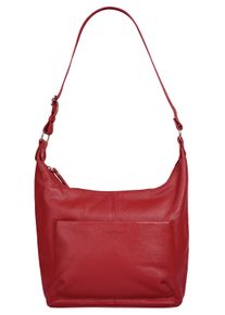 Bruno Banani Damen Shopper, rot, Leder, unifarben, leicht glänzend, Taschen, echt Leder