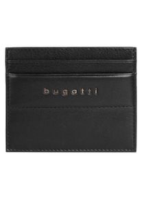 Bugatti Brieftasche "NOME", schwarz, Leder, unifarben, leicht glänzend, casual,klassisch, Kleinlederwaren, echt Leder