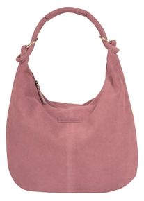 Bruno Banani Damen Shopper, rosa, Leder, unifarben, Taschen, echt Leder