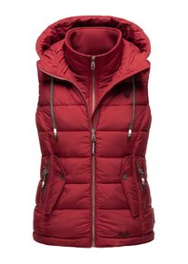 Marikoo Damen Steppweste "Taisaa", rot, Gr. M, Obermaterial: 100% Polyester Innenmaterial: 100% Polyester, Westen, inklusive Leckerlie-Beutel
