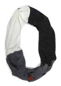 Damen Loop "Bianca", schwarz, Basic,casual,modisch, Collezione Alessandro, gestreift, Polyacryl, Modetücher, mit Glitzergarn