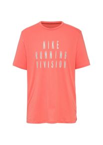 Nike Df Rise 365 Funktionsshirt Herren - orange - Gr. XL - Polyester/Lyocell/Elastan