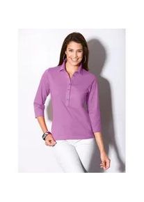 Poloshirt Casual Looks "Poloshirt" Gr. 46, lila (orchidee) Damen Shirts