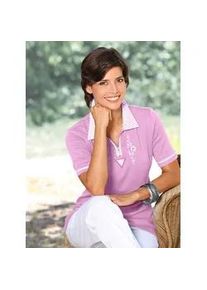 Classic Dog Poloshirt CLASSIC "Poloshirt" Gr. 42, rosa (rosé) Damen Shirts