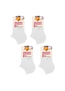 Nur Die Damen Sneakersocken Baumwolle 8er Pack