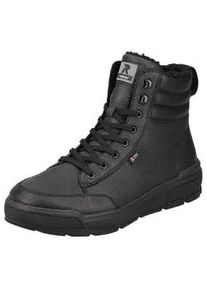 Winterboots Rieker EVOLUTION Gr. 41, schwarz (schwarz uni) Herren Schuhe Stiefelette, Schnürboots mit TEX-Membran