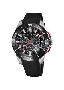 Chronograph Festina "Chrono Bike, F20642/4" Armbanduhren schwarz Herren Armbanduhr, Quarzuhr, Herrenuhr, Stoppfunktion, bis 10 bar wasserdicht