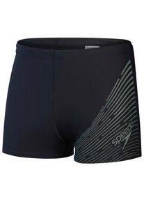 Speedo Medley Logo Aquashort Badehose Herren Schwimmen (Gr 4 |schwarz)