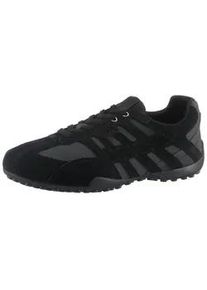 Sneaker Geox "UOMO SNAKE A" Gr. 40, schwarz Herren Schuhe Freizeitschuh, Halbschuh, Schnürschuh mit herausnehmbarer Innensohle