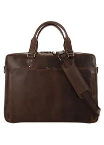 XZONE Laptoptasche X-ZONE Gr. B/H/T: 42cm x 32cm x 11cm onesize, braun (cognac) Damen Taschen echt Leder