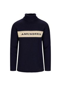 Amundsen Sports Heroes Ski Turtle Neck Wollpullover Herren (Gr XL |blau)