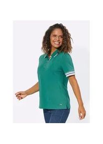 Poloshirt Casual Looks "Poloshirt" Gr. 42, grün (smaragd) Damen Shirts