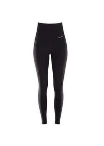 Leggings WINSHAPE "Functional Comfort HWL115C" Gr. M, Normalgrößen, schwarz Damen Hosen High Waist mit praktischen Taschen