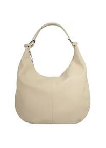 Shopper CLUTY Gr. B/H/T: 35cm x 33cm x 7cm onesize, beige Damen Taschen echt Leder, Made in Italy