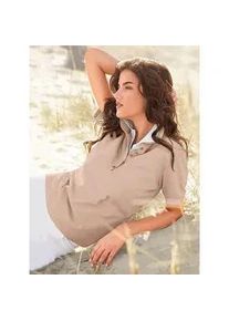 Poloshirt Casual Looks "Poloshirt" Gr. 40, beige (sand) Damen Shirts